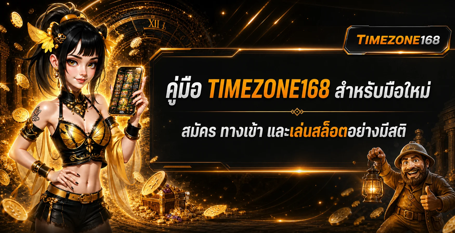 TIMEZONE168 | คู่มือสมัคร ทางเข้า และเล่นสล็อต